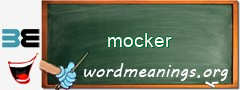 WordMeaning blackboard for mocker